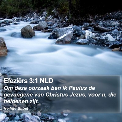 Efeziërs 3:1 NLD Bible Verse Image