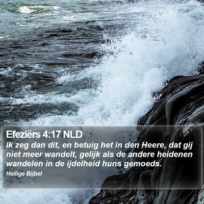 Efeziërs 4:17 NLD Bible Verse Image