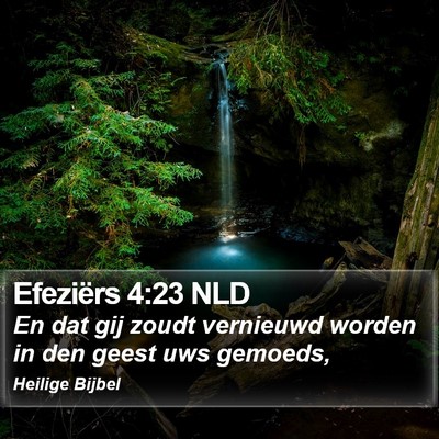 Efeziërs 4:23 NLD Bible Verse Image