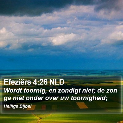 Efeziërs 4:26 NLD Bible Verse Image