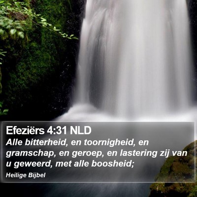 Efeziërs 4:31 NLD Bible Verse Image