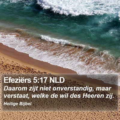 Efeziërs 5:17 NLD Bible Verse Image