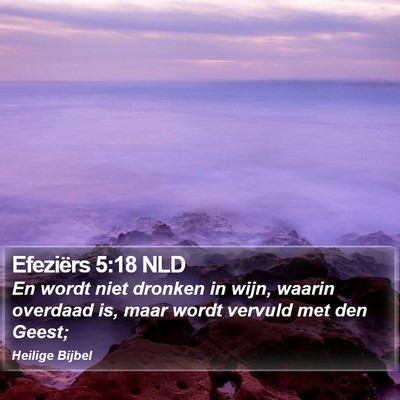 Efeziërs 5:18 NLD Bible Verse Image
