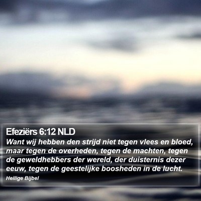 Efeziërs 6:12 NLD Bible Verse Image