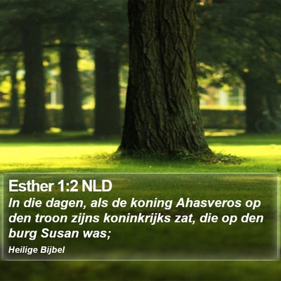 Esther 1:2 NLD Bible Verse Image
