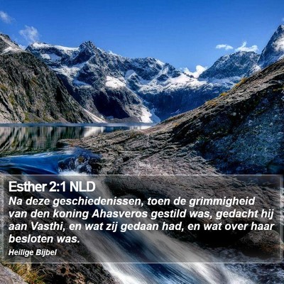Esther 2:1 NLD Bible Verse Image