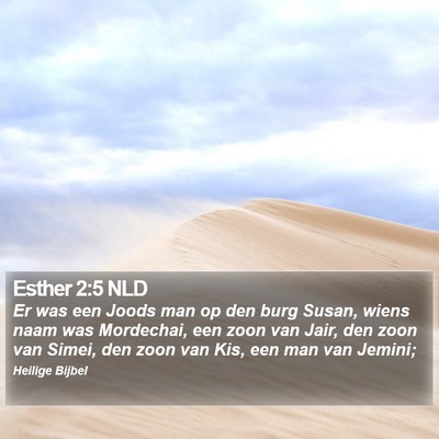 Esther 2:5 NLD Bible Verse Image