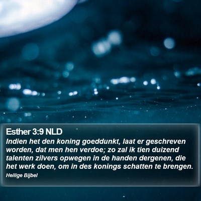 Esther 3:9 NLD Bible Verse Image