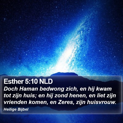 Esther 5:10 NLD Bible Verse Image