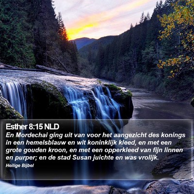 Esther 8:15 NLD Bible Verse Image