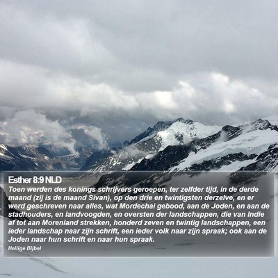 Esther 8:9 NLD Bible Verse Image