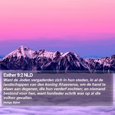 Esther 9:2 NLD Bible Verse Image