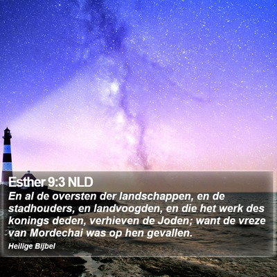 Esther 9:3 NLD Bible Verse Image