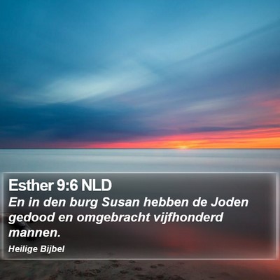 Esther 9:6 NLD Bible Verse Image