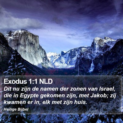 Exodus 1:1 NLD Bible Verse Image