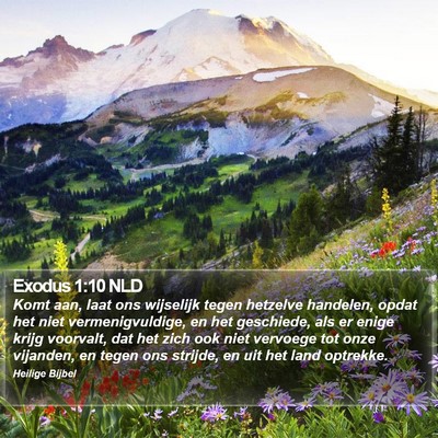 Exodus 1:10 NLD Bible Verse Image