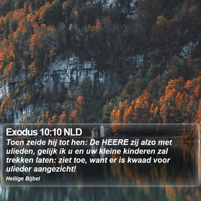 Exodus 10:10 NLD Bible Verse Image