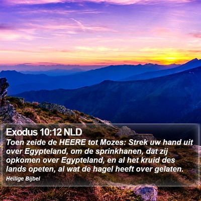 Exodus 10:12 NLD Bible Verse Image