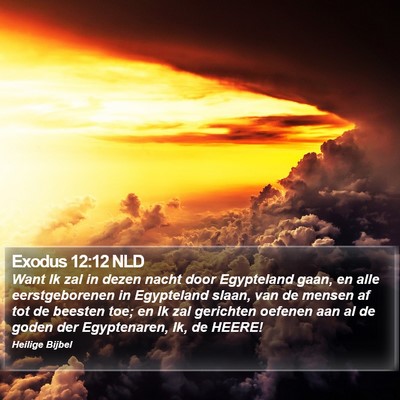 Exodus 12:12 NLD Bible Verse Image