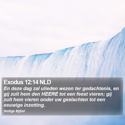 Exodus 12:14 NLD Bible Verse Image