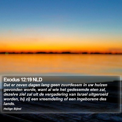 Exodus 12:19 NLD Bible Verse Image