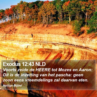 Exodus 12:43 NLD Bible Verse Image