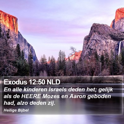 Exodus 12:50 NLD Bible Verse Image