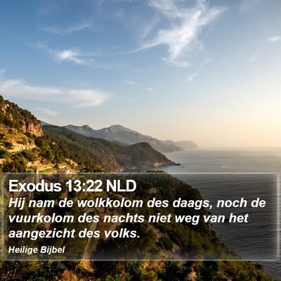 Exodus 13:22 NLD Bible Verse Image