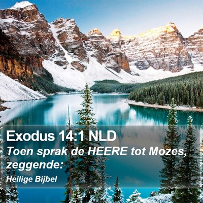 Exodus 14:1 NLD Bible Verse Image