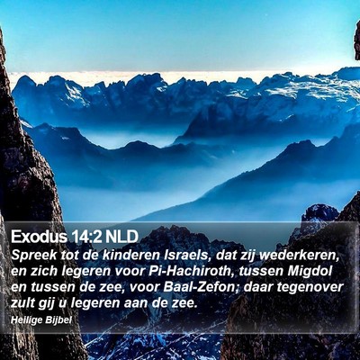 Exodus 14:2 NLD Bible Verse Image