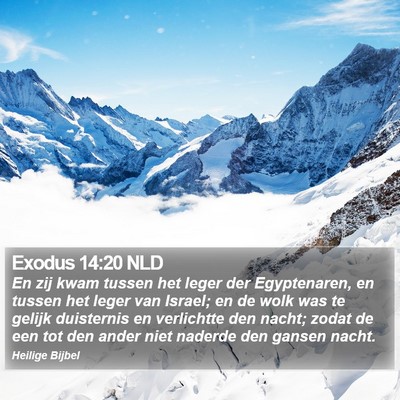 Exodus 14:20 NLD Bible Verse Image