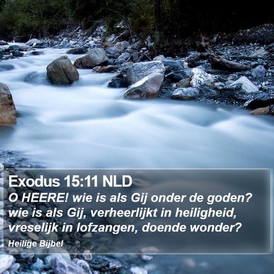 Exodus 15:11 NLD Bible Verse Image