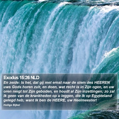 Exodus 15:26 NLD Bible Verse Image