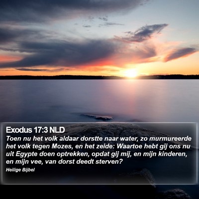 Exodus 17:3 NLD Bible Verse Image