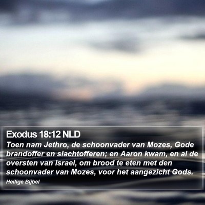 Exodus 18:12 NLD Bible Verse Image