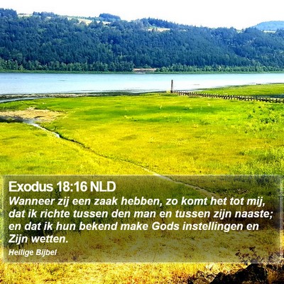 Exodus 18:16 NLD Bible Verse Image
