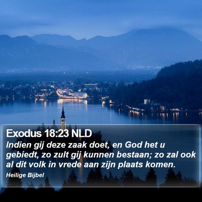Exodus 18:23 NLD Bible Verse Image