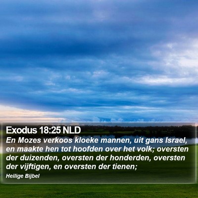 Exodus 18:25 NLD Bible Verse Image