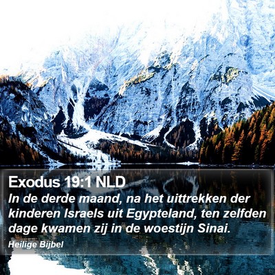 Exodus 19:1 NLD Bible Verse Image