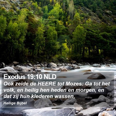 Exodus 19:10 NLD Bible Verse Image