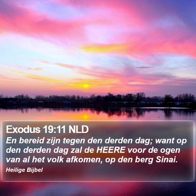 Exodus 19:11 NLD Bible Verse Image