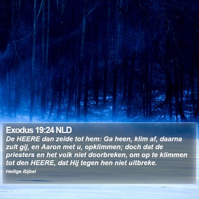 Exodus 19:24 NLD Bible Verse Image