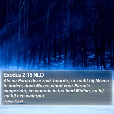 Exodus 2:15 NLD Bible Verse Image