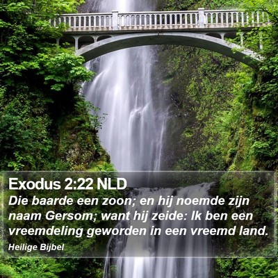Exodus 2:22 NLD Bible Verse Image
