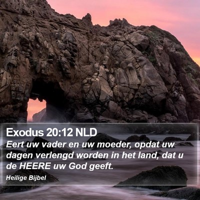 Exodus 20:12 NLD Bible Verse Image