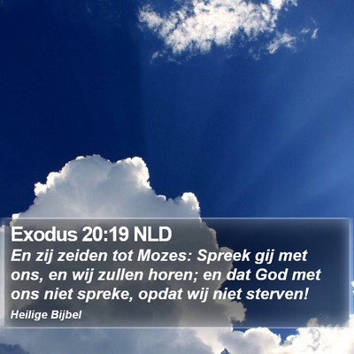Exodus 20:19 NLD Bible Verse Image