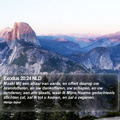 Exodus 20:24 NLD Bible Verse Image