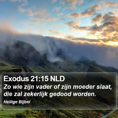 Exodus 21:15 NLD Bible Verse Image
