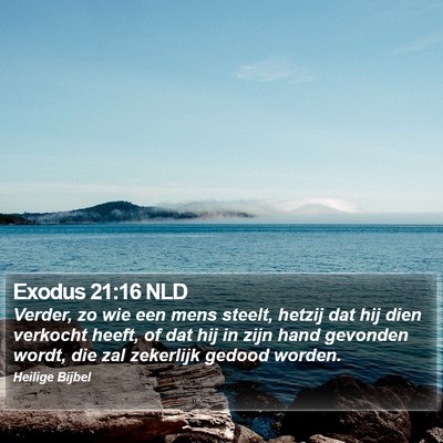 Exodus 21:16 NLD Bible Verse Image