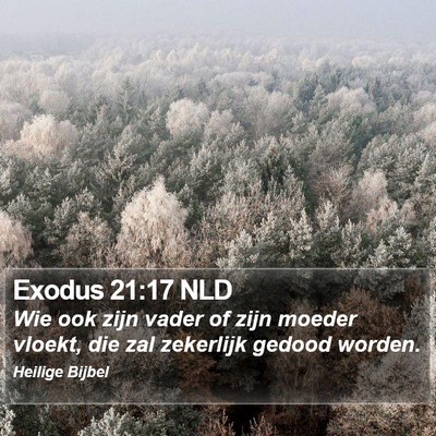 Exodus 21:17 NLD Bible Verse Image